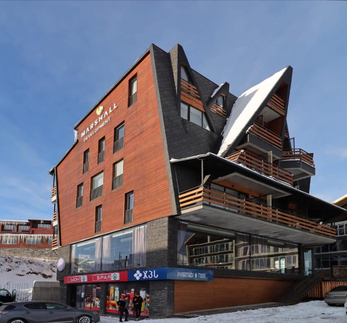 Stylish Studio Apartment With Balcony Gudauri Exterior foto
